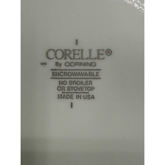 Corelle Cottage Blue Hearts & Green Leaf Pattern Side Plate – 6 3/4” - Picture 6 of 8